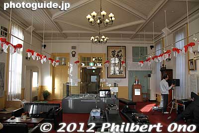 Inside the Yanai tourist information office and local museum.
Keywords: yamaguchi yanai traditional townscape